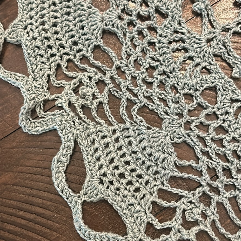 Round Crochet Doily - Picture 7 of 11